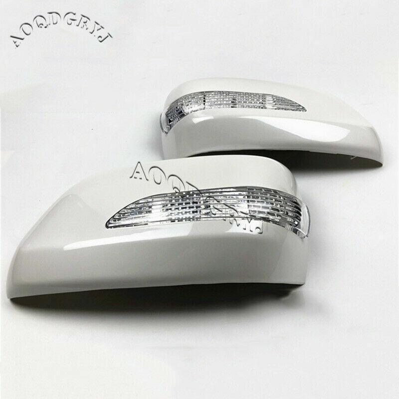 Pearl White Rearview Mirror Housing W/ Turn Signal for Toyota for Land Cruiser 08-15