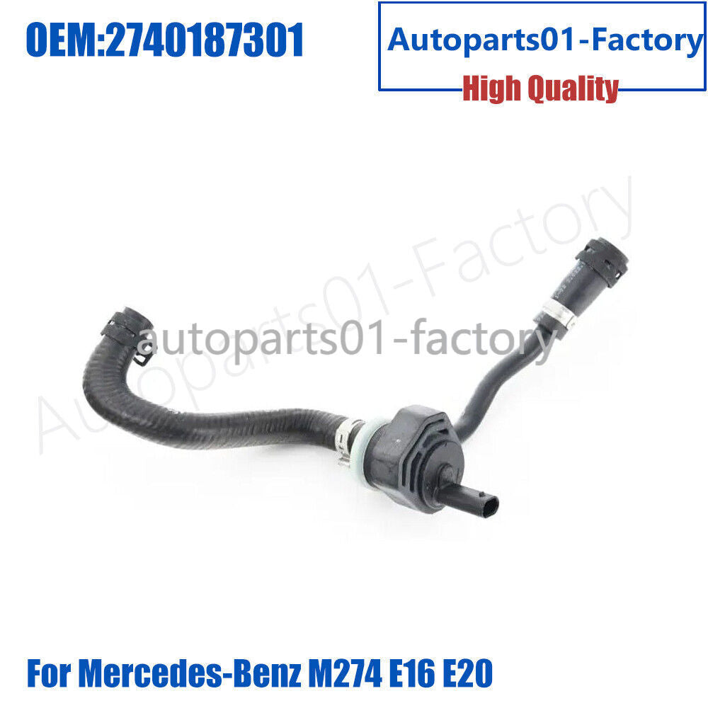 2740187301 New PCV Valve Bleed Line Hose Pipe for Mercedes-Benz M274 E16 E20