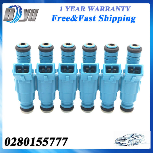6PCS FUEL INJECTOR for HOLDEN STATESMAN COMMODORE VG ute 3.8L V65.0L 0280155777