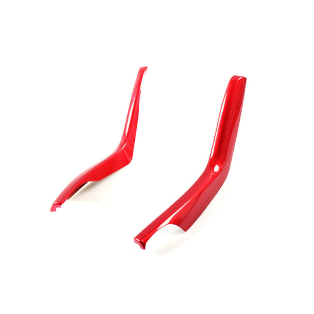 Gear Shift Both Side Cover Trim 2PCS FitFor for Honda for Civic 10th 2016-21 Bright Red