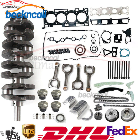G4KF 2.0T Engine Pistons Gasket Bearing Kit w/Crankshaft Rods for Hyundai for Kia