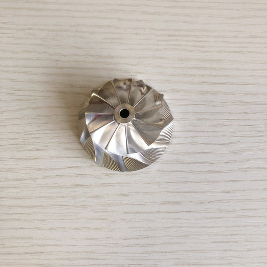 TD04 Forward 42.00/56.08 mm 11+0 Blade High-blade Turbine Billet Compressor Wheel
