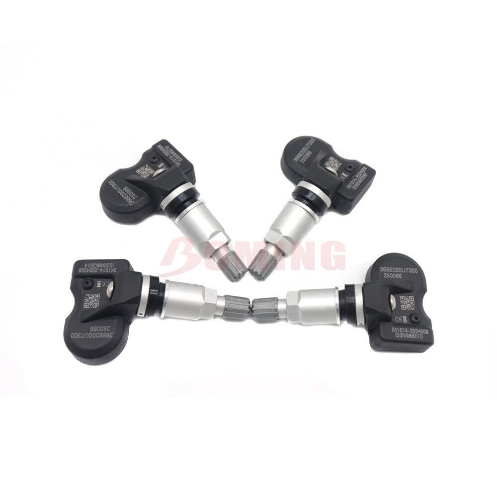 New 4PCS 3666200U7300 TPMS Tire Pressure Sensor for JAC IC5 X8 Airo Sehol for Geely