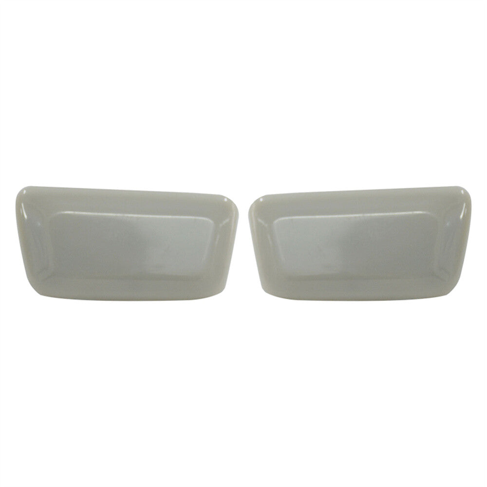 Pair Grey Car Headlight Washer Cover Left Right for Toyota Sequoia 2008-2020