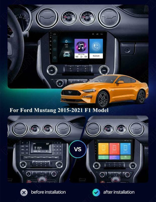 2015-2021 for Ford for Mustang F1 9 Android 10.1 2+32G Stereo Radio GPS WIFI Player