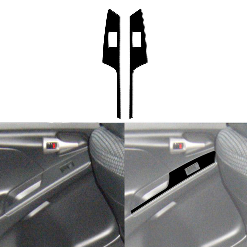 2X Gloss Black Rear Door Lift Control Cover Trim for Toyota Matrix 2009-2014