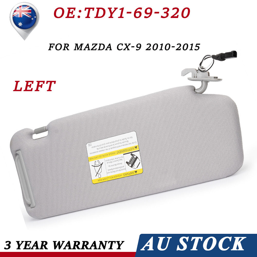 Car Sun Visor W/ Mirror Front Left Side TDY1-69-320 For 2010-2015 for Mazda CX-9 AU
