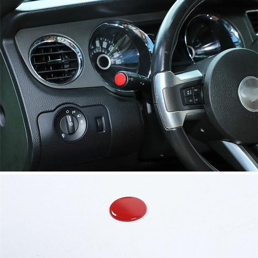 ABS Red Turn signal Button Switch Lever Cover Trim for Ford for Mustang 2009-2014