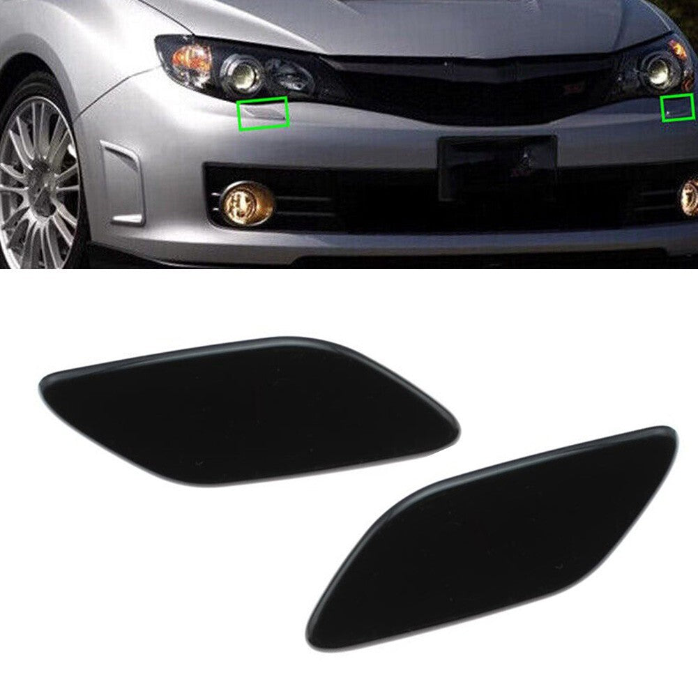 Pair of Headlamp Washer Spray Nozzle Cap for Impreza For WRX STI 08 11