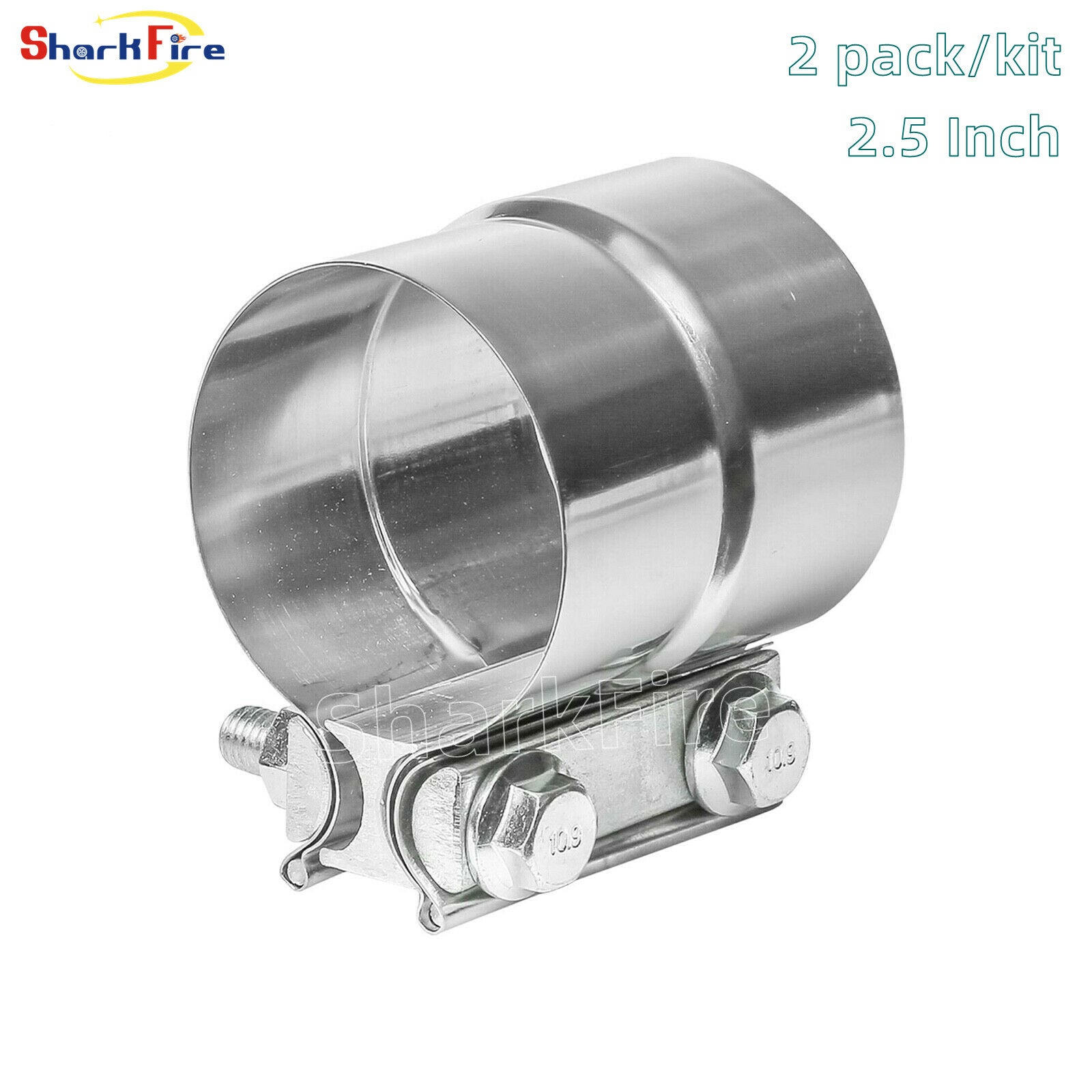 2.5-inch Universal Preformed Clip-on Torctite Stainless Steel Pedal Connector