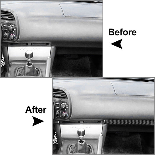 LHD Center Console Dashboard Strip Cover Trim for Honda S2000 2004-2009