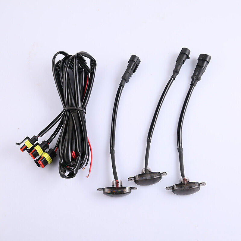 for Toyota RAV4 2013-2018 Front Grille smoke LED Light Style DRL Lamp