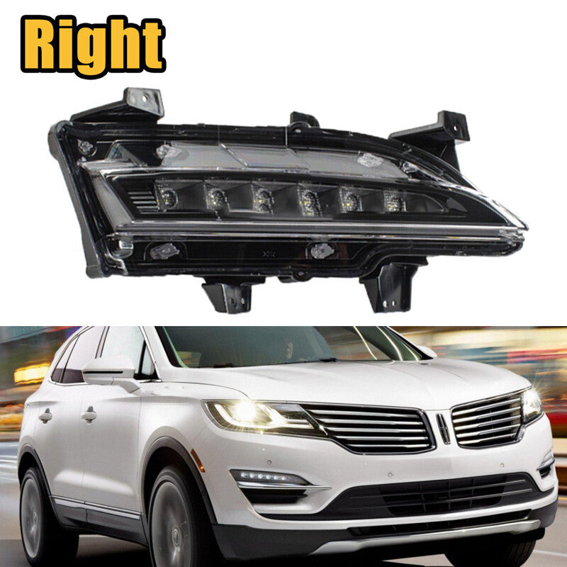for Lincoln MKC 2014 -2018 Right side LED Daytime running lights Fog Light