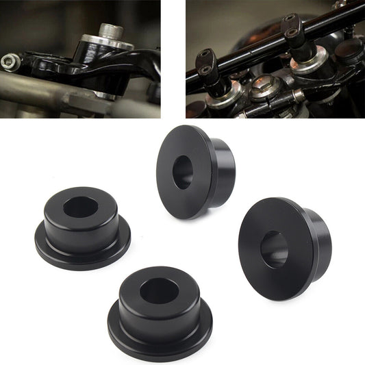 Lenker Riser Buchsen Halterung f¨¹r for Harley Dyna Wide Super Glide Softail Schwarz