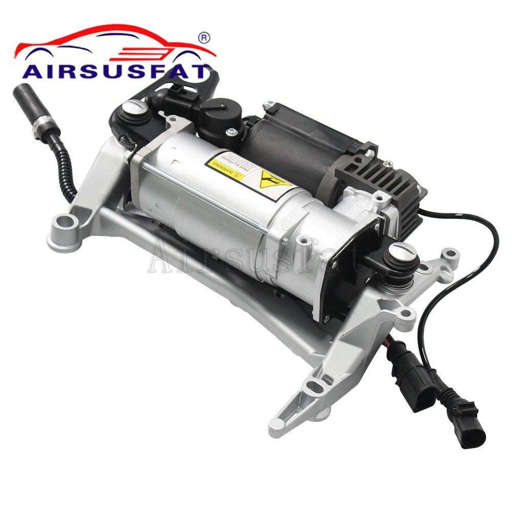 Air suspension compressor pump 4L0698007B with bracket for Audi Q7 2006-2015