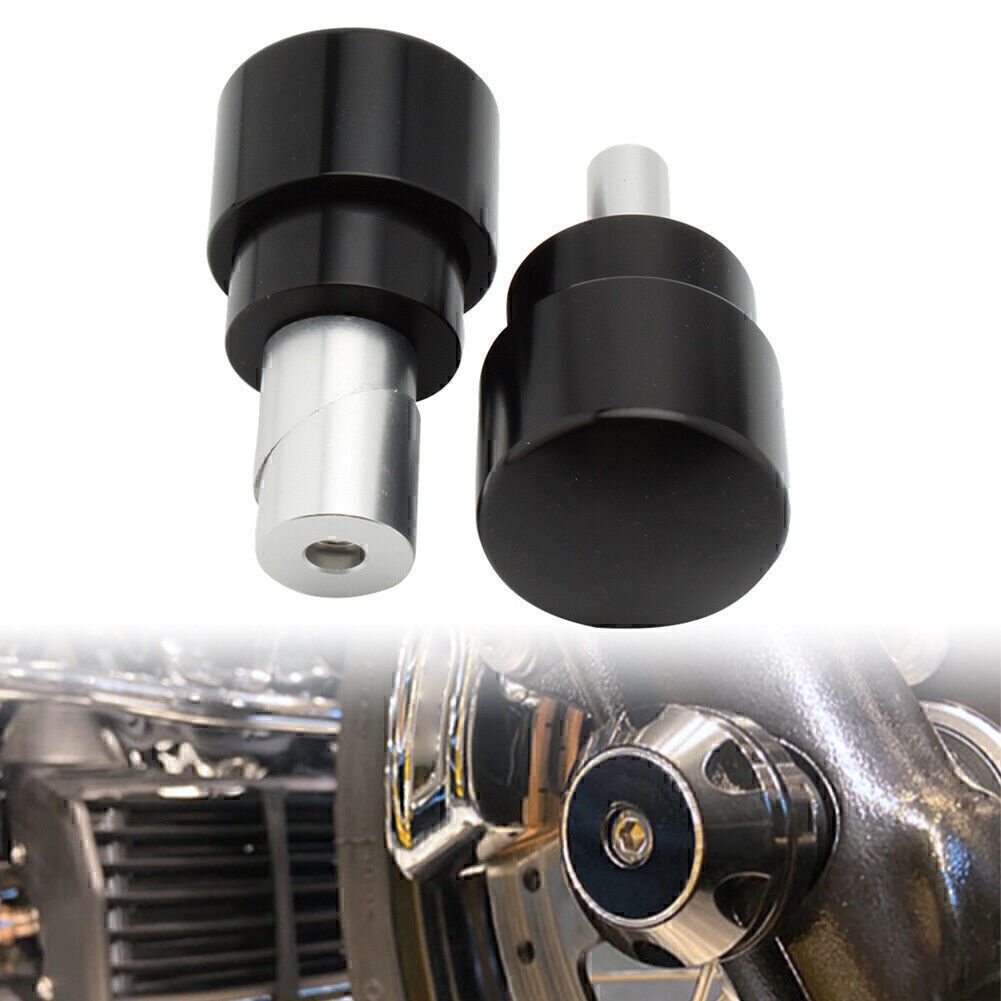 Pair Motorcycle Black Aluminum Alloy Front Axle Nut Covers for BMW R18
