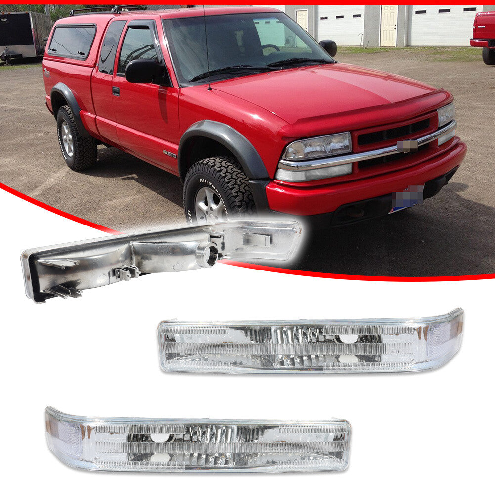 Transparent SideMarker Parking Light Lens for 98-04 for Chevrolet for GMC S10 Blazer Sonoma