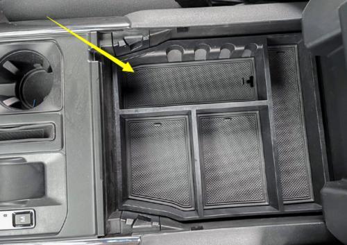 ABS armrest storage box, center console glove tray suitable for Ford F150 F-150 2021-2022