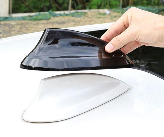 For Auto for BMW X1 2016-2022 Gloss Black ABS Shark Fin Antenna Receiver Cover Trim