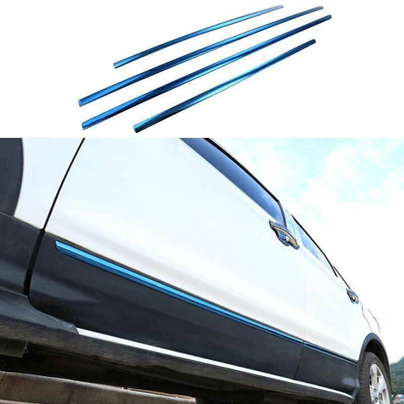 Blue Titanium Side Door Body Molding Cover Trim for 2013-2019 for Ford Escape kuga