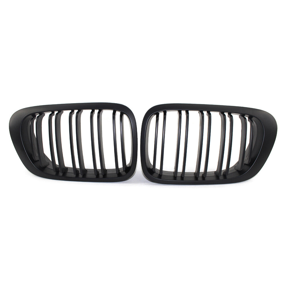 1 Pair Front Kidney Bumper Grille for BMW 3 Series E46 Coupe/Cabrio M3 Coupe