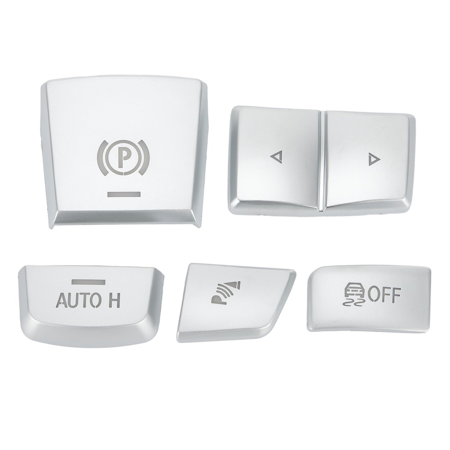 5-piece pack of handbrake gear shifter side switch P button cover for 5 6 series X3