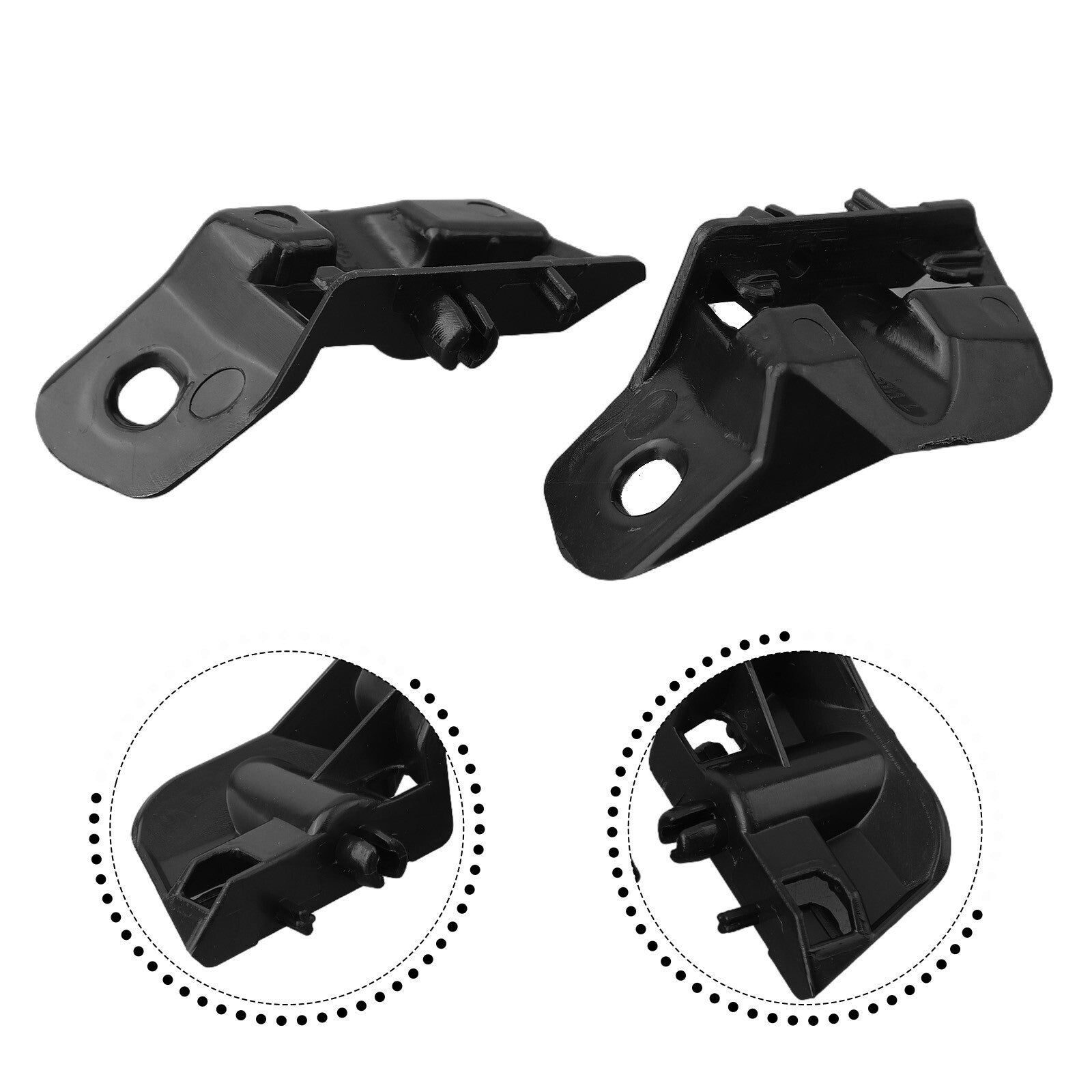 Front Plastic Grille Spacer Set for for Civic 2022 2023 Left+Right Side