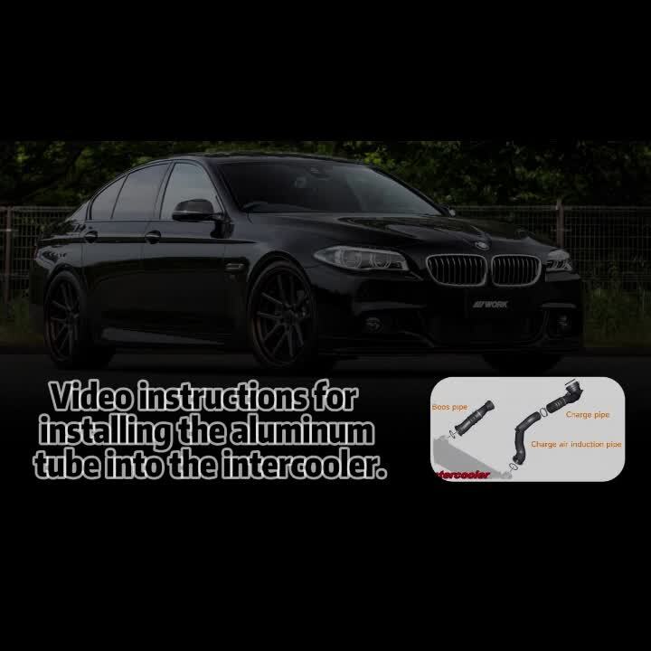 Intercooler +Charge Pipe Kit for BMW 535i F07/F10/F11 640i F12/F13 740i F01 N55