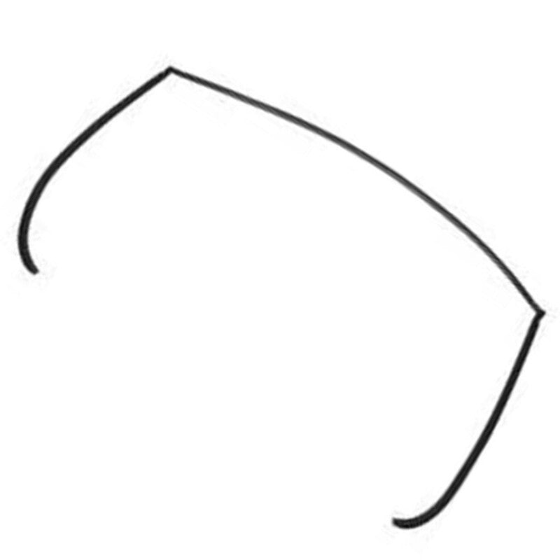 The new rear windshield upper mold seal is suitable for BMW E60 5 Series 525i 530i 528i