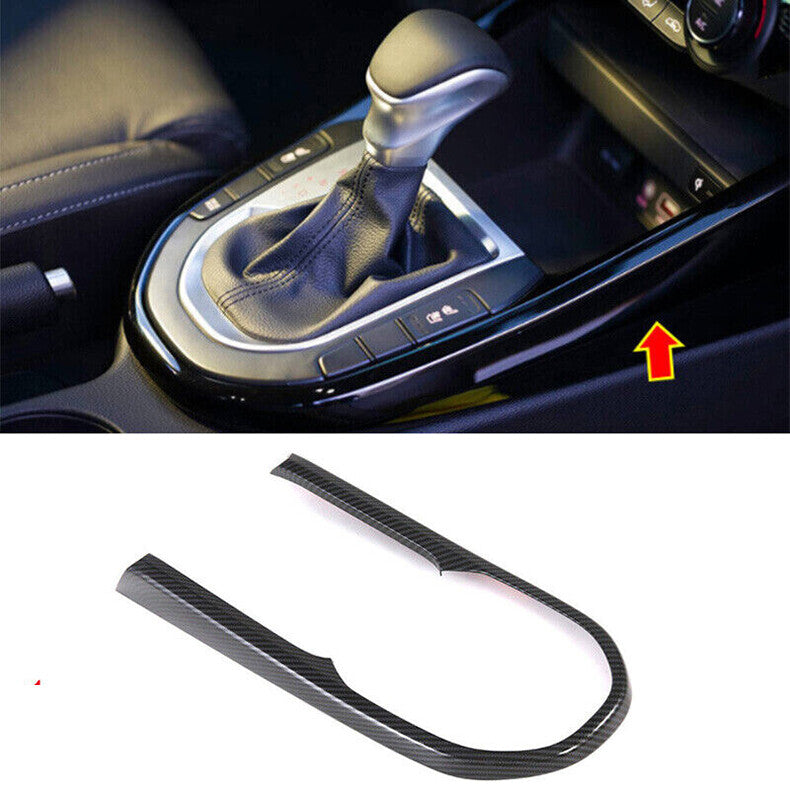 Carbon Fiber Center Dash Full Set Interior Decor Cover Kit for Kia Forte 2019-21