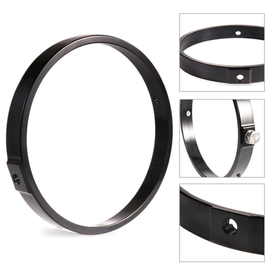 7 Headlight Visor Style Headlamp Trim Ring Bracket for Harley Motorcycle Black