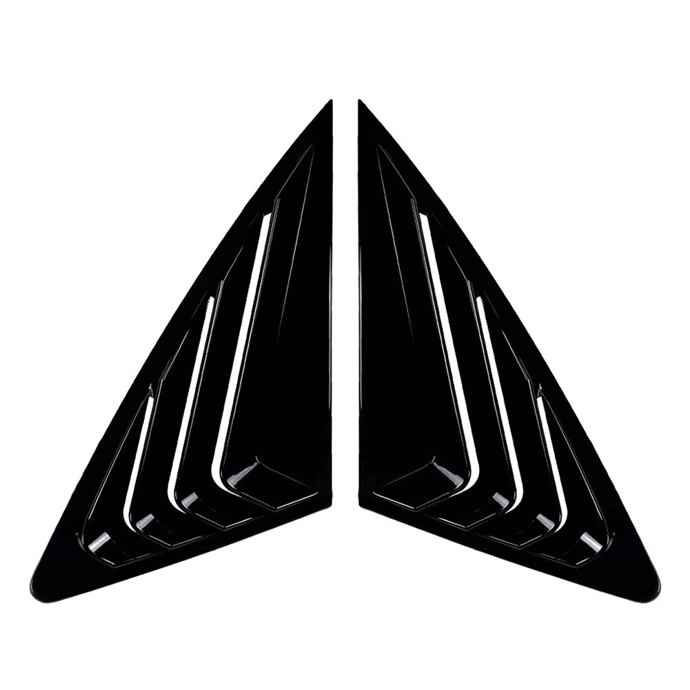 Rear Window Louvers Shutters Cover for Audi Q3 F3 Sportback 2019-2024 2pcs