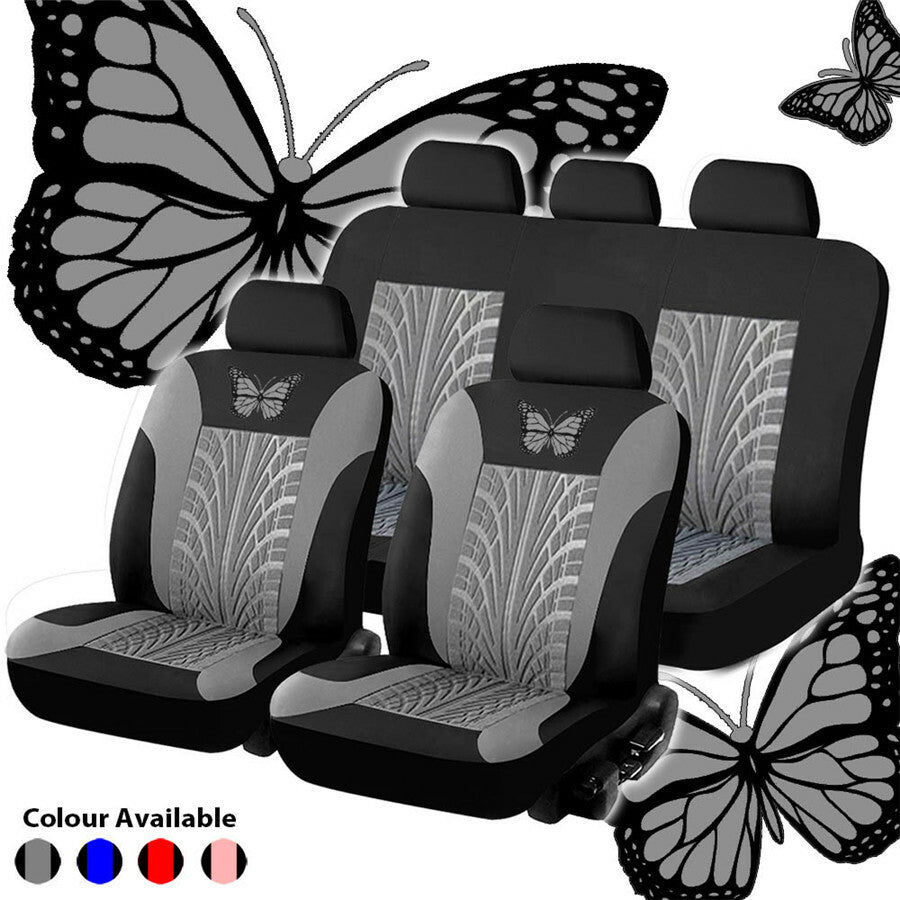 Car for Seat Covers Protectors Grey Full Set Washable Fabric Fit for Toyota for Camry