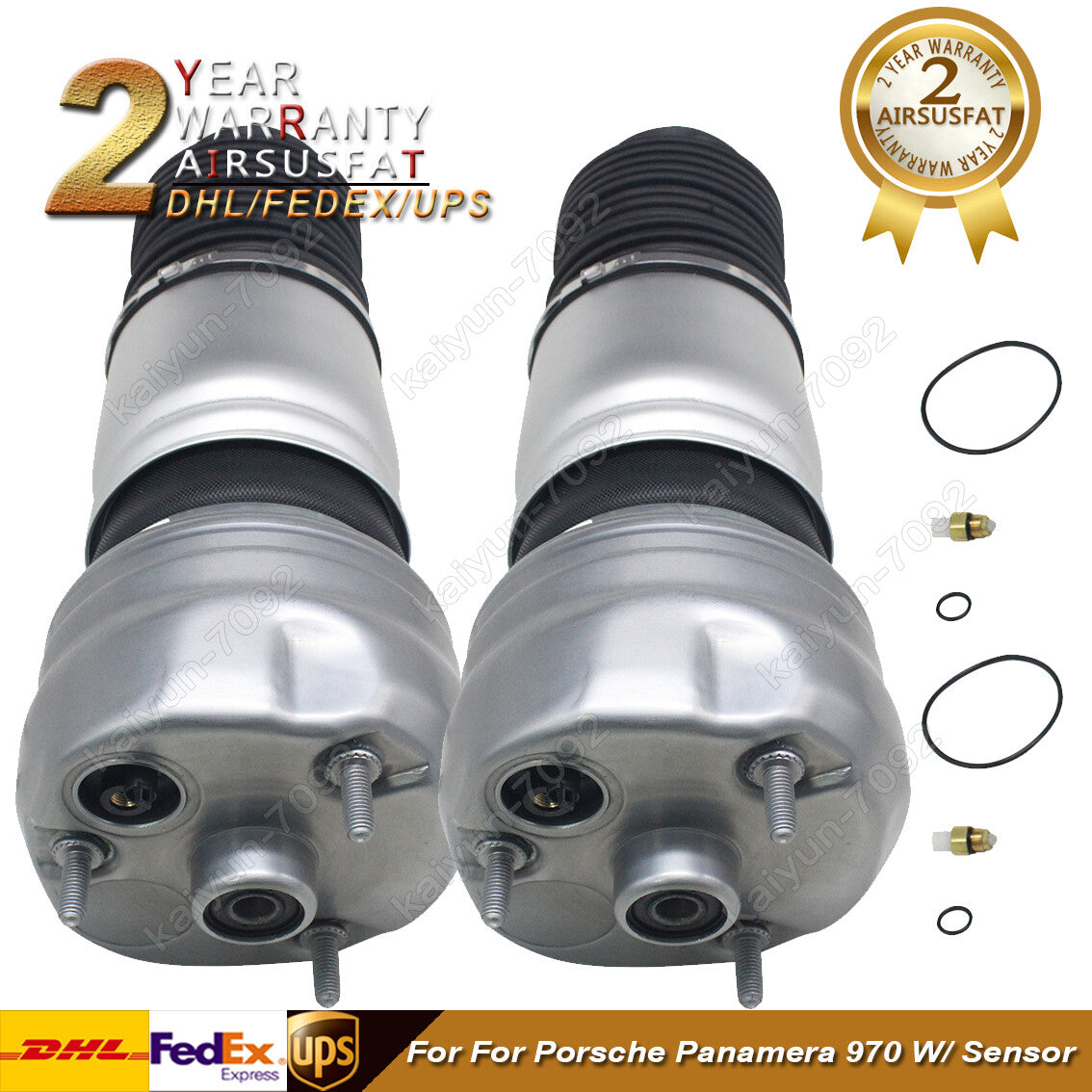 for Porsche for Panamera 2010-2014 Front Right+Left Air Suspension Air Springs W/ADS