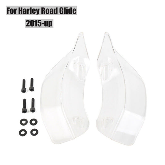 Clear Upper Fairing Air Wind Deflector for Harley Touring Road Glide FLTRXS 15+