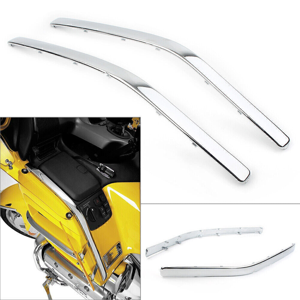 Verchromte vordere Verkleidungsleiste f¨¹r for Honda GL1800 2001-2006
