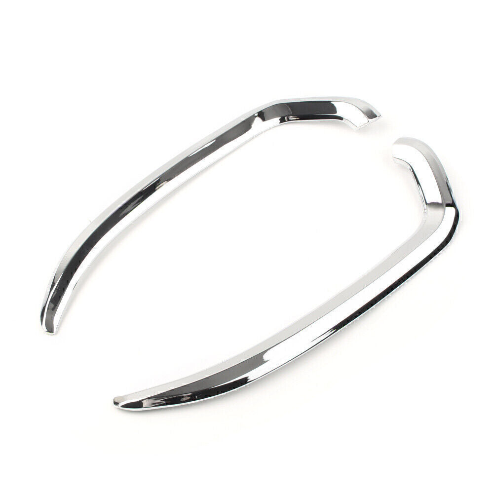 1 Pair Chrome Motorcycle Vertical Vent Trim Fit for Honda Gold Wing GL1800 2019 2020