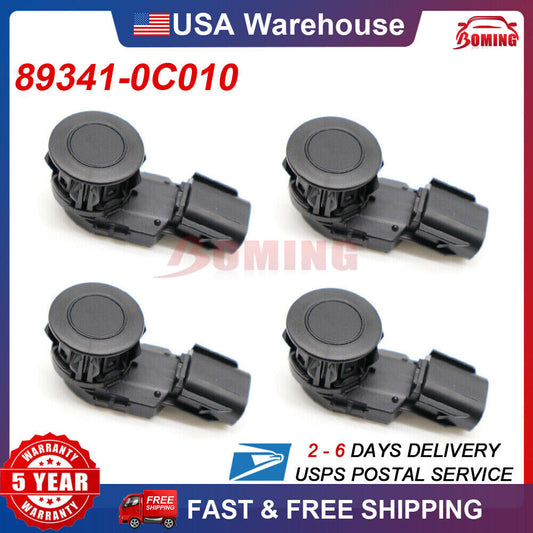 New 4x Bumper Parking Sensor 89341-0C010 for Toyota RAV4 Tacoma Tundra 2014-2018