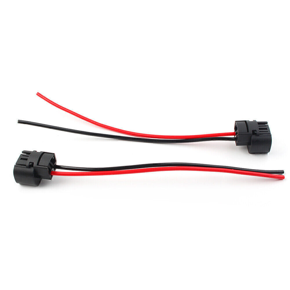 Wire Pigtail Female PSX24W 2504 Two Harness Fog Light Bulb Connector Plug Socket
