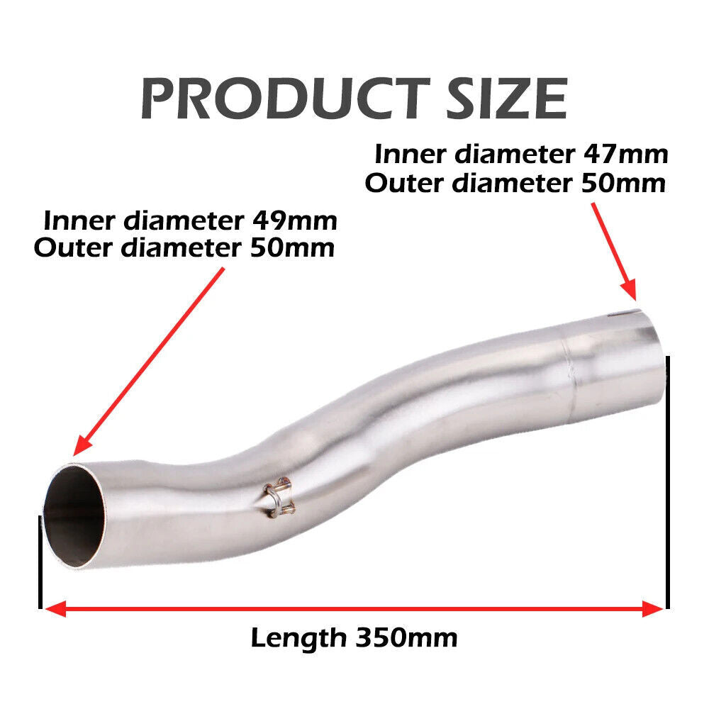 Halloween Gifts Exhaust Muffler Motorcycle Escape Link for Kawasaki ZX10R 2004-2005