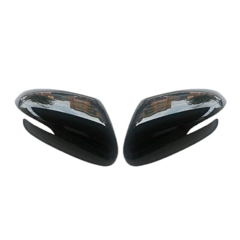 for Kia Forte K3 14-2018 Gloss Black Exterior Rearview Side Mirror Cover Replace