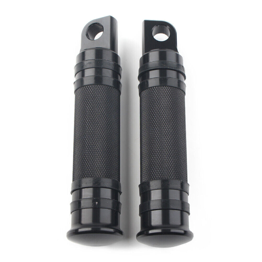 Male Mount-Style Footpeg Supports for Halley Cross Bones Electra Glide Black