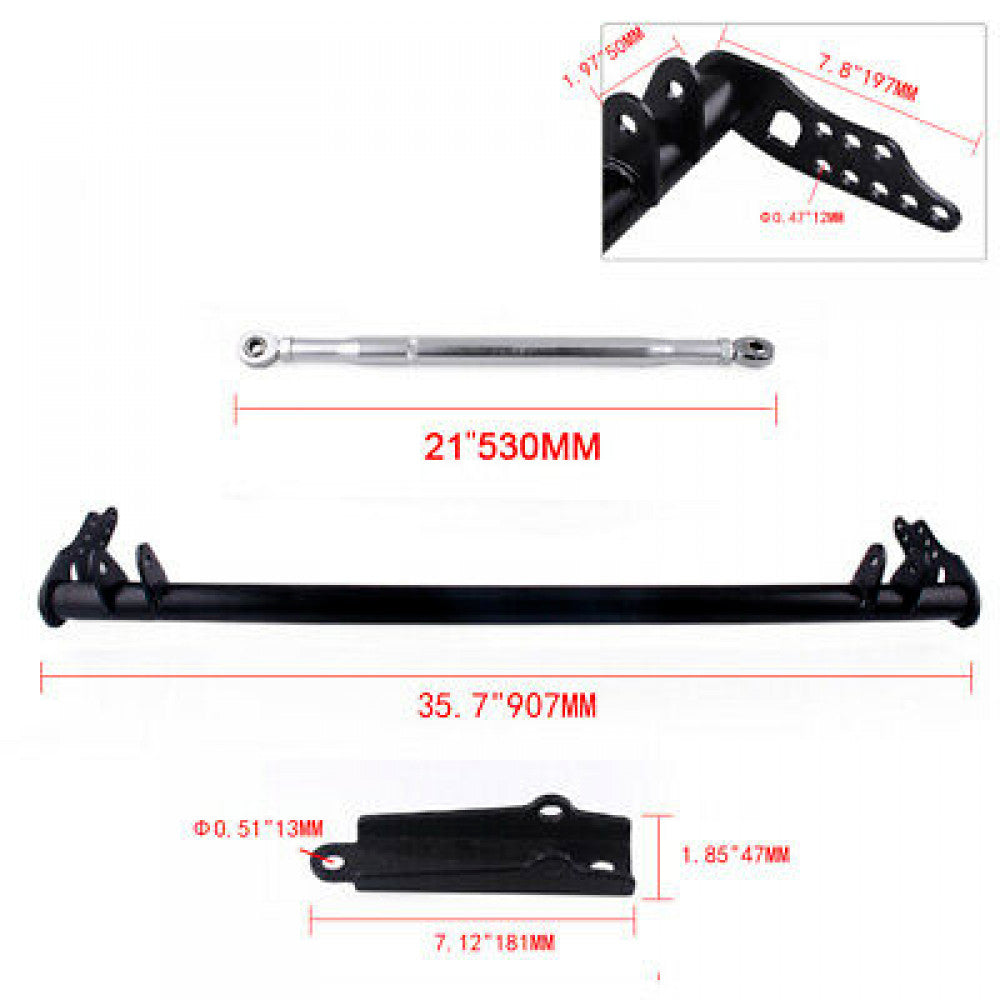 EG EK Front Traction Bar for B16 B18 B20 92-00 for Honda for Civic 94-01 for Acura Integra
