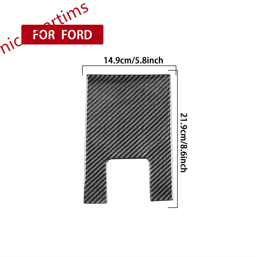 Carbon Fiber Interior Hand Brake Panel Cover for Ford F150 2009-2014 Accessories