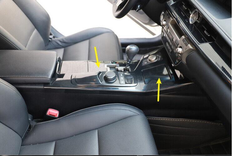 for Lexus ES300h ES350 2013-2015 Carbon Fiber Center Console Gear Shift Panel