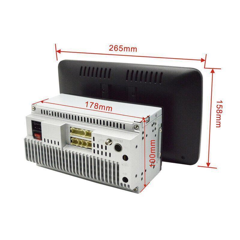 2+32G 2 Din 10.1 Android 9.1 Car Radio GPS Navigation wifi 360¡ã Rotate Screen