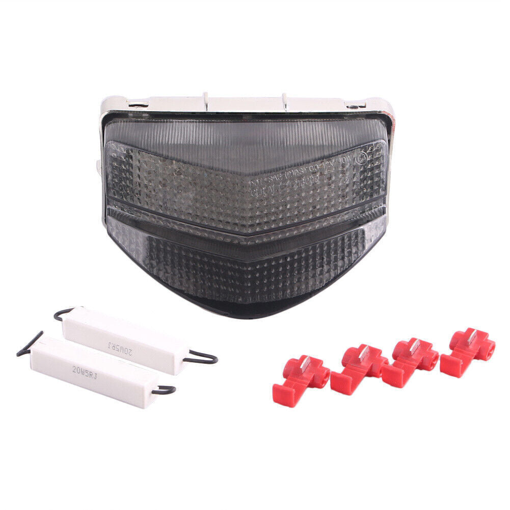 1PC LED Tail Lamp Rear Taillight Running Light for Honda CBR600S 2001-2003 Smoke