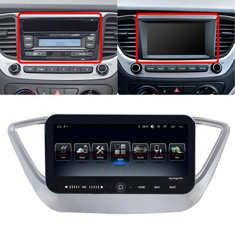 10.25 Android 10.1 Car GPS Navi Radio Stereo for Hyundai Solaris Verna 17-19