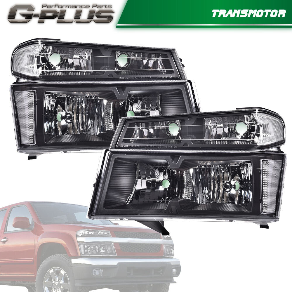 Black and white Colorado for GMC for Canyon Tail Night View 2004-12
