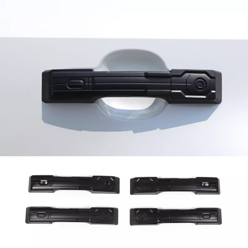 For Toyot@ for Land Cruiser LC250 2024+ Side Door Handle Panel Cover ABS Matte Black